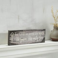 88548-Celebrate-Grace-For-God-So-Loved-The-World-Distressed-Grey-MDF-Wall-Sign-5x15x1-image-2