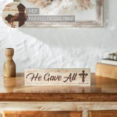 88549-Celebrate-Grace-He-Gave-All-w-Crown-Of-Thorn-On-Cross-MDF-Wall-Sign-2.75x11x0.75-image-6