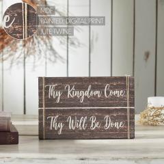 88552-Celebrate-Grace-Thy-Kingdom-Come-Distressed-Grey-MDF-Wall-Sign-9x14x1-image-7