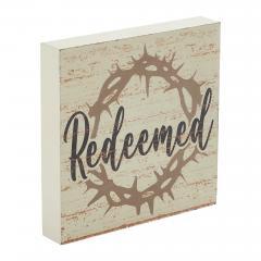 88554-Celebrate-Grace-Redeemed-w-Crown-Of-Thorn-MDF-Block-Sign-6x6x1-image-5