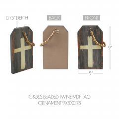 88555-Celebrate-Grace-Cross-w-Beaded-Twine-MDF-Tag-Ornament-9x5x0.75-image-5