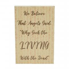 88556-Celebrate-Grace-We-Believe-That-Angels-Said-MDF-Wall-Sign-14x9x1-image-2