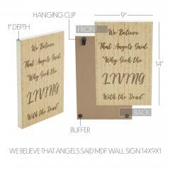 88556-Celebrate-Grace-We-Believe-That-Angels-Said-MDF-Wall-Sign-14x9x1-image-5