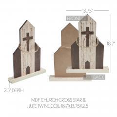 88558-Celebrate-Grace-MDF-Church-w-Cross-Star-Jute-Twine-Coil-18.7x13.75x2.5-image-5