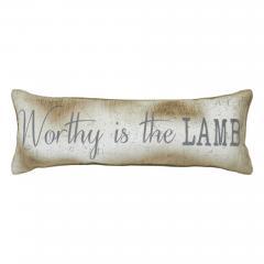 88424-Celebrate-Grace-Worthy-is-the-Lamb-Pillow-5x15-image-2