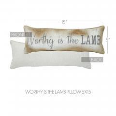 88424-Celebrate-Grace-Worthy-is-the-Lamb-Pillow-5x15-image-4