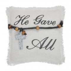 88425-Celebrate-Grace-He-Gave-All-Cross-Ornament-Pillow-9x9-image-2