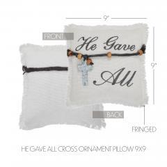 88425-Celebrate-Grace-He-Gave-All-Cross-Ornament-Pillow-9x9-image-4