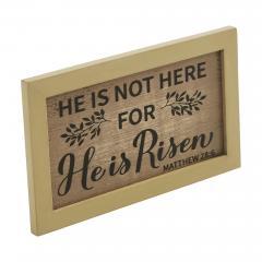 88570-Celebrate-Grace-Matthew-28-6-He-Is-Risen-MDF-Wall-Sign-6x10x0.5-image-5
