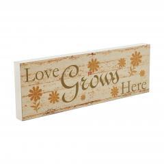 88571-Spring-In-Bloom-Love-Grows-Here-w-Daisies-MDF-Wall-Sign-5x15x1-image-5
