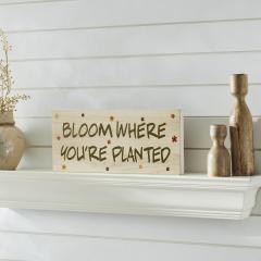 88574-Spring-In-Bloom-Bloom-Where-You-re-Planted-MDF-Wall-Sign-5x14x0.75-image-2