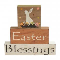 88575-Spring-In-Bloom-Easter-Blessings-MDF-Block-Sign-Set-of-3-Sizes-image-3