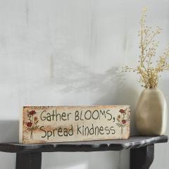 88577-Spring-In-Bloom-Gather-Blooms-Spread-Kindness-MDF-Wall-Sign-4x15x0.75-image-2