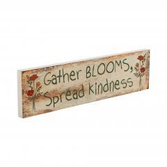 88577-Spring-In-Bloom-Gather-Blooms-Spread-Kindness-MDF-Wall-Sign-4x15x0.75-image-5