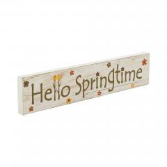 88578-Spring-In-Bloom-Hello-Springtime-w-Flowers-MDF-Wall-Sign-3x14x0.75-image-5