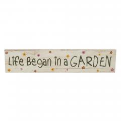 88583-Spring-In-Bloom-Life-Began-In-a-Garden-MDF-Wall-Sign-3x14x0.75-image-3