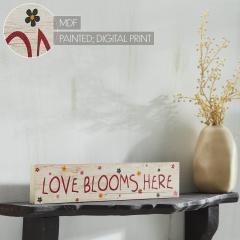 88584-Spring-In-Bloom-Love-Blooms-Here-MDF-Wall-Sign-3x14x0.75-image-7