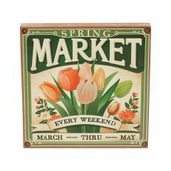88585-Spring-In-Bloom-Spring-Market-Flowers-Sale-MDF-Block-Sign-8x8x1-image-3