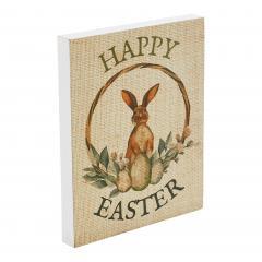 88600-Spring-In-Bloom-Happy-Easter-Bunny-Eggs-In-Wreath-MDF-Wall-Sign-10x8x1-image-5