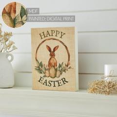 88600-Spring-In-Bloom-Happy-Easter-Bunny-Eggs-In-Wreath-MDF-Wall-Sign-10x8x1-image-7