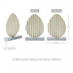 88609-Bunny-Hop-Corrugated-Metal-Egg-w-Base-11x8x2.5-image-6
