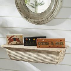 88587-Spring-In-Bloom-Spring-Is-Here-Bunny-Leap-w-Flowers-MDF-Block-Sign-Set-of-3-Sizes-image-2