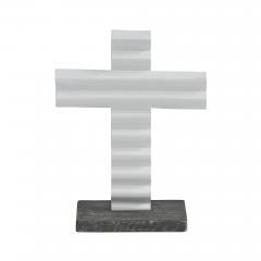 88617-Celebrate-Grace-Metal-Holy-Cross-w-Wooden-Base-8x6x2.3-image-3