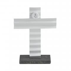 88617-Celebrate-Grace-Metal-Holy-Cross-w-Wooden-Base-8x6x2.3-image-4