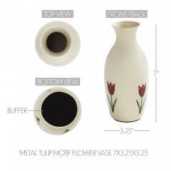 88618-Spring-In-Bloom-Metal-Tulip-Motif-Flower-Vase-7x3.25x3.25-image-6