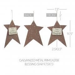 88619-Spring-In-Bloom-Galvanized-Metal-Prim-Easter-Blessing-Star-9.75x7.3-image-5