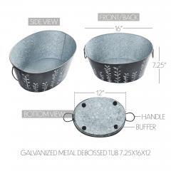 88622-Spring-In-Bloom-Galvanized-Metal-Debossed-Tub-7.25x16x12-image-6