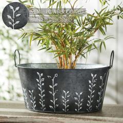 88622-Spring-In-Bloom-Galvanized-Metal-Debossed-Tub-7.25x16x12-image-7