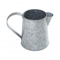 88623-Spring-In-Bloom-Galvanized-Metal-Vintage-Garden-Bird-Decorative-Pitcher-6.75x8.75x5.5-image-3