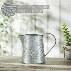 88623-Spring-In-Bloom-Galvanized-Metal-Vintage-Garden-Bird-Decorative-Pitcher-6.75x8.75x5.5-image-7