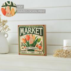 88585-Spring-In-Bloom-Spring-Market-Flowers-Sale-MDF-Block-Sign-8x8x1-image-7