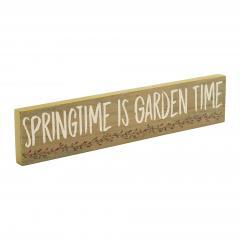 88588-Spring-In-Bloom-Springtime-is-Garden-Time-Khaki-MDF-Sign-3x14x0.75-image-5
