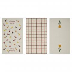 88628-Spring-In-Bloom-Spring-Blessings-Tulips-Tea-Towel-Set-of-3-16x28-image-2