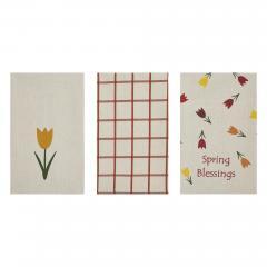 88628-Spring-In-Bloom-Spring-Blessings-Tulips-Tea-Towel-Set-of-3-16x28-image-4