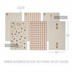 88628-Spring-In-Bloom-Spring-Blessings-Tulips-Tea-Towel-Set-of-3-16x28-image-5