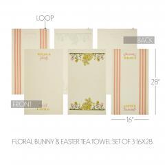 88629-Bunny-Hop-Floral-Bunny-Easter-Tea-Towel-Set-of-3-16x28-image-5