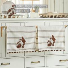 88631-Bunny-Hop-Silhouette-Bunnies-w-Pom-Poms-Tea-Towel-Set-of-2-16x28-image-6