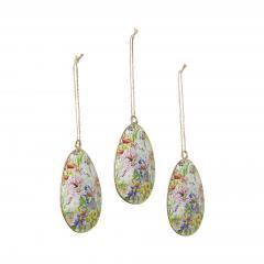 88636-Spring-In-Bloom-Metal-Floral-Egg-Ornament-Set-of-3-4x2.5-image-4