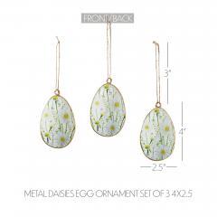 88637-Spring-In-Bloom-Metal-Daisies-Egg-Ornament-Set-of-3-4x2.5-image-5