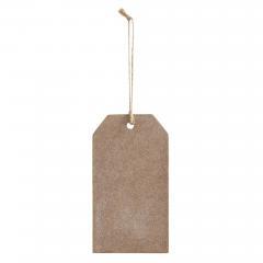 88504-Bunny-Hop-Bunny-on-Moss-Green-Check-MDF-Tag-Ornament-w-Twine-5.6x3x0.5-image-3