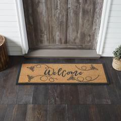 Buzzy Bees Coir Welcome Rug Rect 17x48