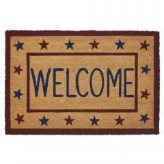 88871-Patriotic-Stars-Welcome-Coir-Rug-Rect-20x30-image-2