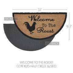 88877-Down-Home-Welcome-to-the-Roost-Coir-Rug-Half-Circle-16.5x33-image-4