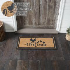 88884-Down-Home-Hen-Chicks-Coir-Welcome-Rug-Rect-17x36-image-5