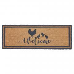 88885-Down-Home-Hen-Chicks-Coir-Welcome-Rug-Rect-17x48-image-2