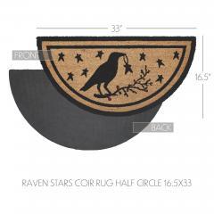 88887-Raven-Stars-Coir-Rug-Half-Circle-16.5x33-image-4